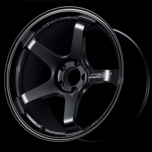 Advan GT Beyond 17x8 35 4x100 Racing Titanium Black Advan Wheels