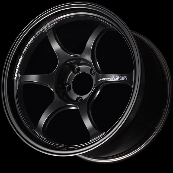 Advan RG-D2 17x8.5 -10MM 6-139.7 Semi Gloss Black Wheel Advan Wheels