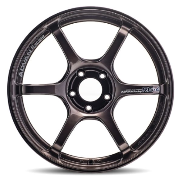 Advan RG-4 17x8 37 5x114.3 Racing Copper Bronze Advan Wheels