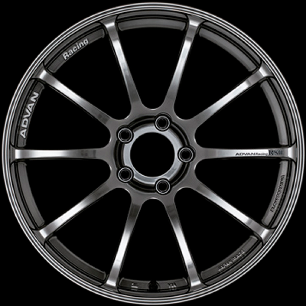 Advan RSII 17x7 47 4x100 Hyper Black Advan Wheels
