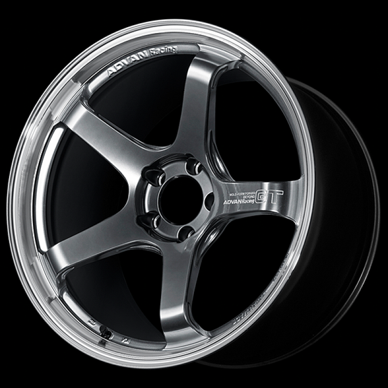 Advan GT Beyond 17×8 45 5×100 Machining and Hyper Platinum Black at Advan Wheels