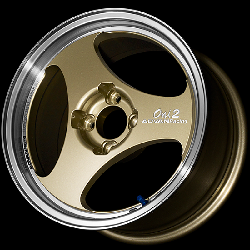 Advan ONI2 14×6 38 4×100 Machining and Champagne Gold at Advan Wheels