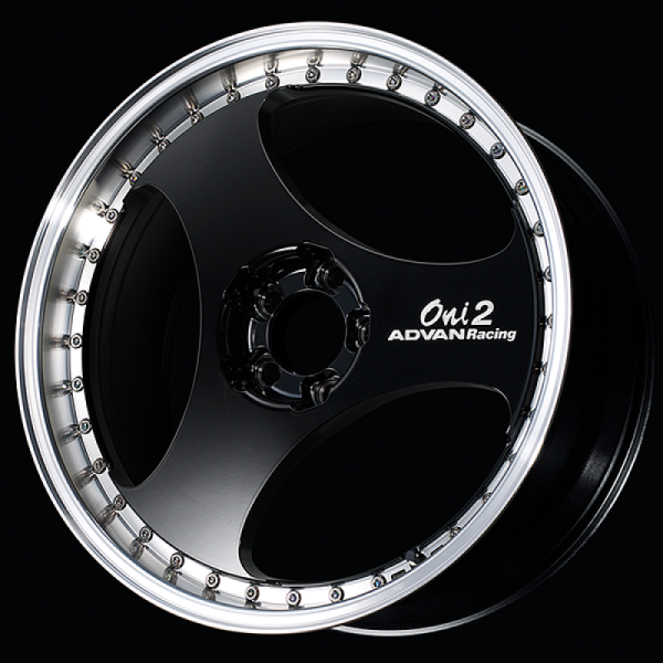 Advan ONI2 Progressive 20x8.5 33 5x114.3 Machining and Racing Gloss Black Advan Wheels