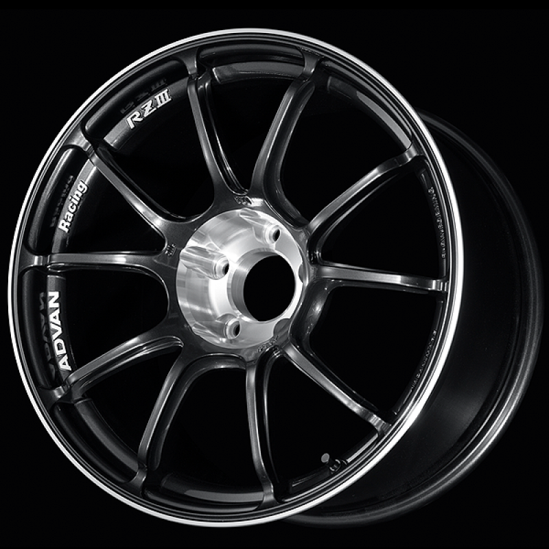 Advan RZIII 18×10 25 5×114.3 Black Gun Metallic and Diamond Cut at Advan Wheels