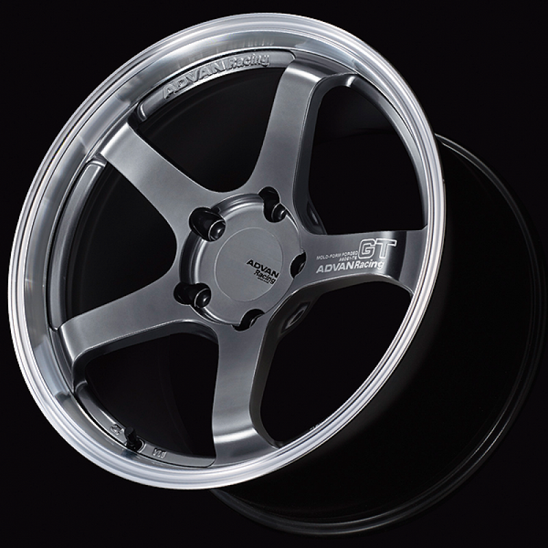 Advan GT 18×9 46 5×130 Machining and Hyper Platinum Black at Advan Wheels