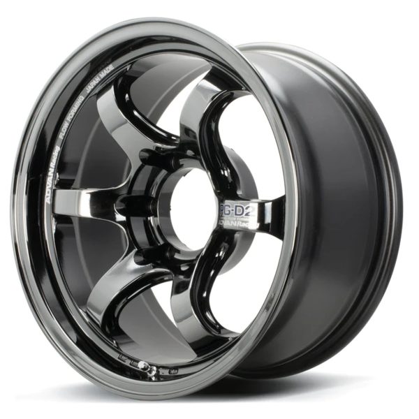 Advan RG-D2 17x8.5 -10MM 6-139.7 Black Chrome Wheel Advan Wheels