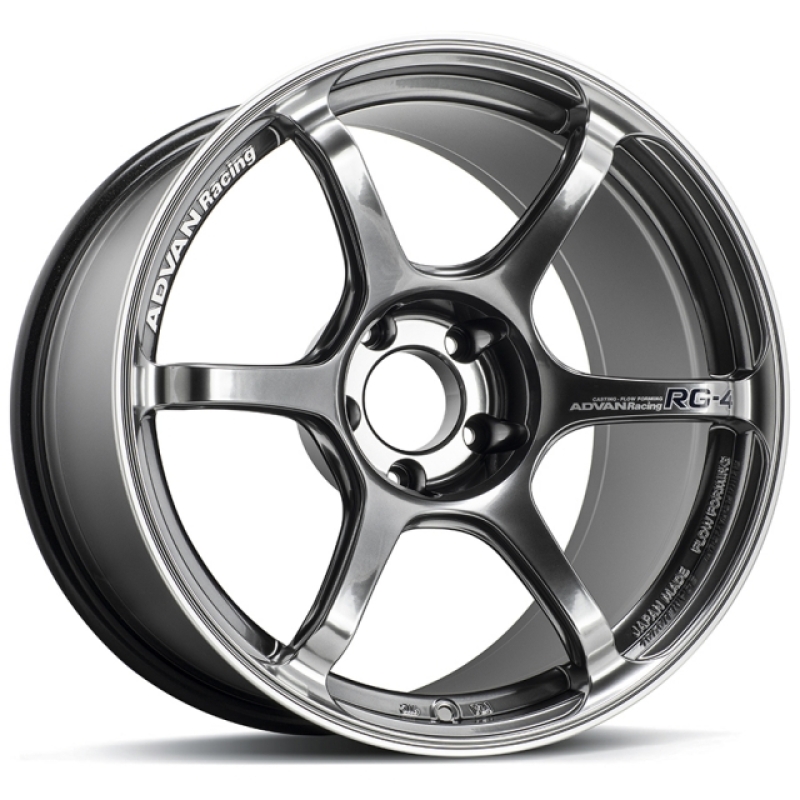 Advan RG-4 17×7.5 48 5×112 Racing Hyper Black at Advan Wheels