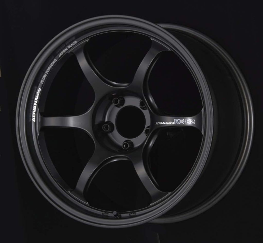 Advan RG-D2 16×7.0 +42 4-100 Semi Gloss Black Wheel at Advan Wheels