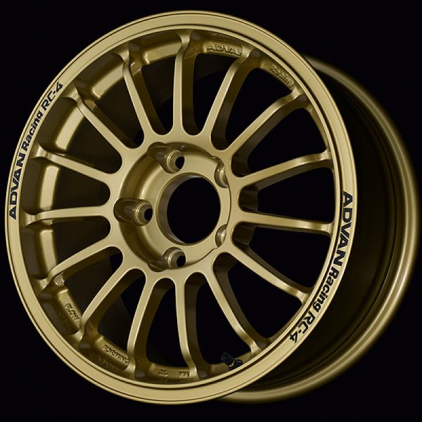Advan RC-4 15x6 40 4x100 Rally Gold Advan Wheels