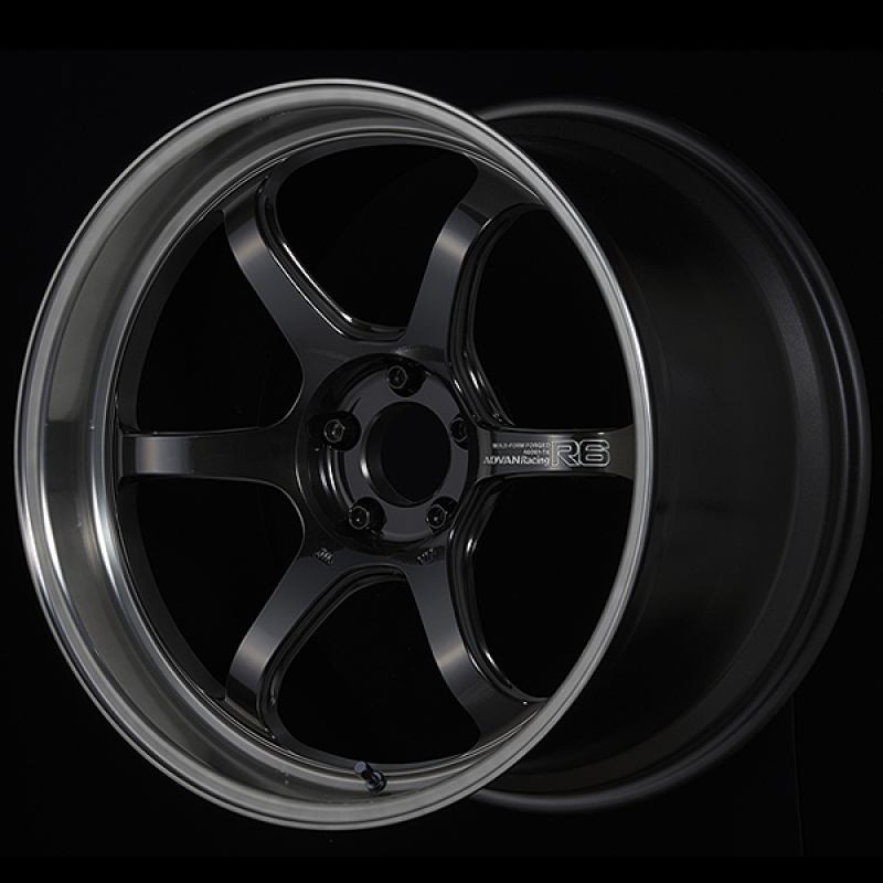 Advan R6 20×10 +25mm 5-112 Machining & Black Coating Graphite Wheel at Advan Wheels