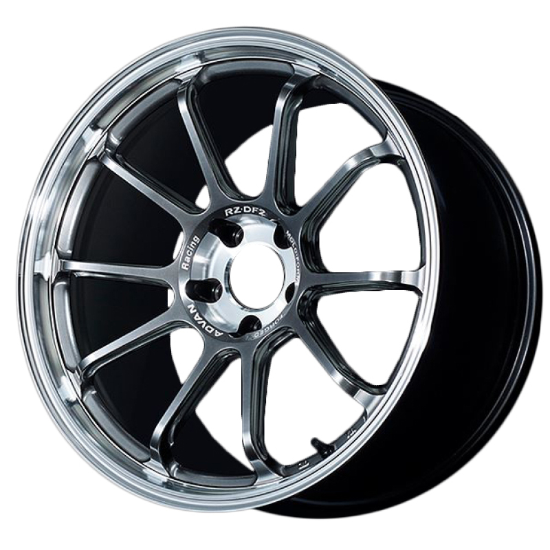Advan RZ-DF2 20×9 40 5×112 Diamond Cut and Hyper Platinum Black at Advan Wheels
