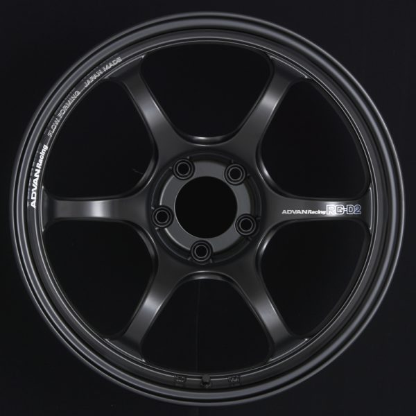 Advan RG-D2 17x7.0 +42 4-100 Semi Gloss Black Wheel Advan Wheels