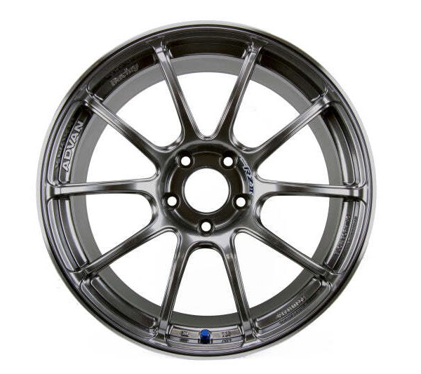 Advan RZII 18x9 63 5x114.3 Racing Hyper Black Advan Wheels
