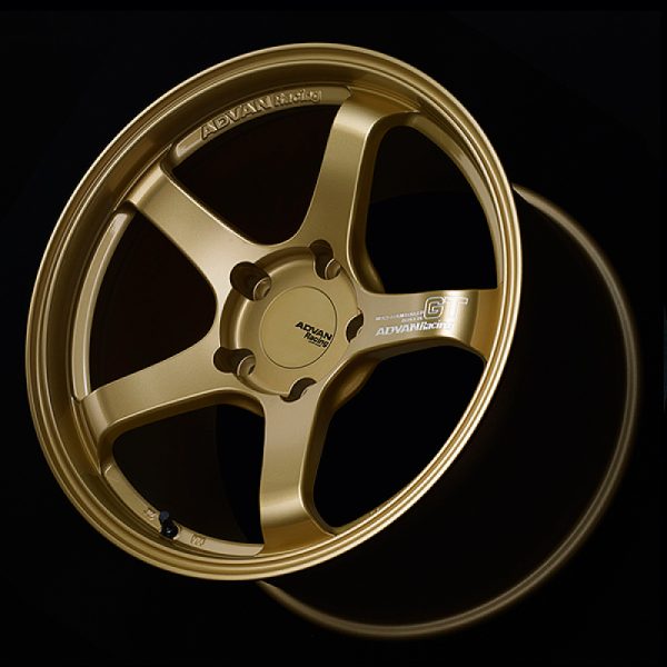 Advan GT 18x10 60 5x130 Racing Gold Metallic Advan Wheels