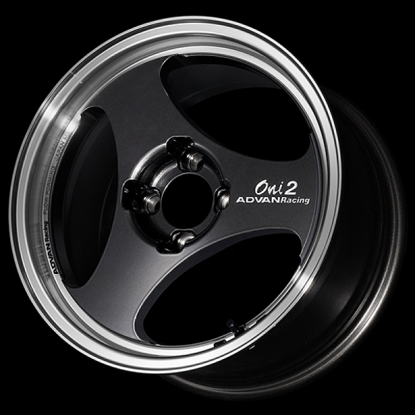 Advan ONI2 14x5 44 4x100 Machining and Black Gunmetallic Advan Wheels