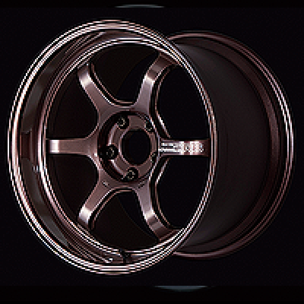 Advan R6 18x9.5 +29 5-114.3 Racing Copper Bronze Wheel Advan Wheels