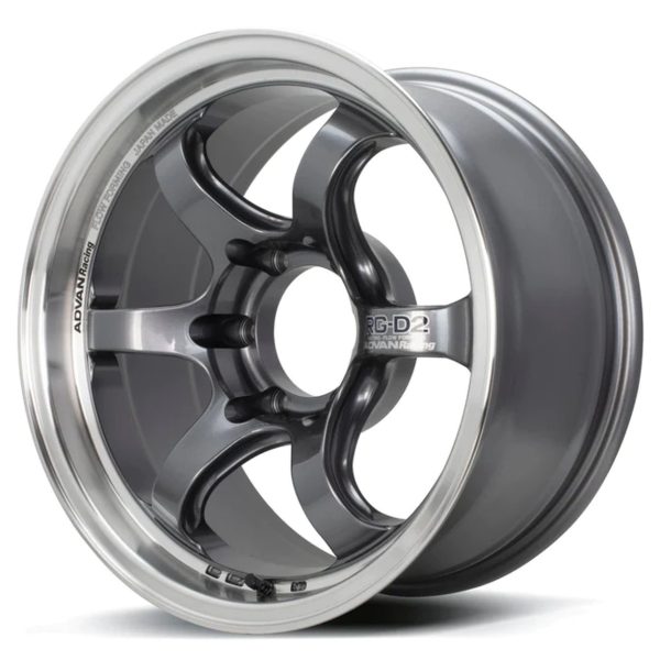 Advan RG-D2 18x9.5 +40mm 5-100 Machining & Racing Hyper Black Wheel Advan Wheels