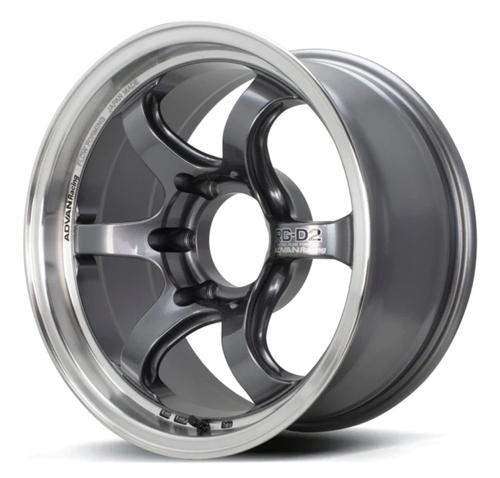 Advan RG-D2 for truck 17X8.5 -10 6×139.7 – Machining & Racing Hyper Black at Advan Wheels
