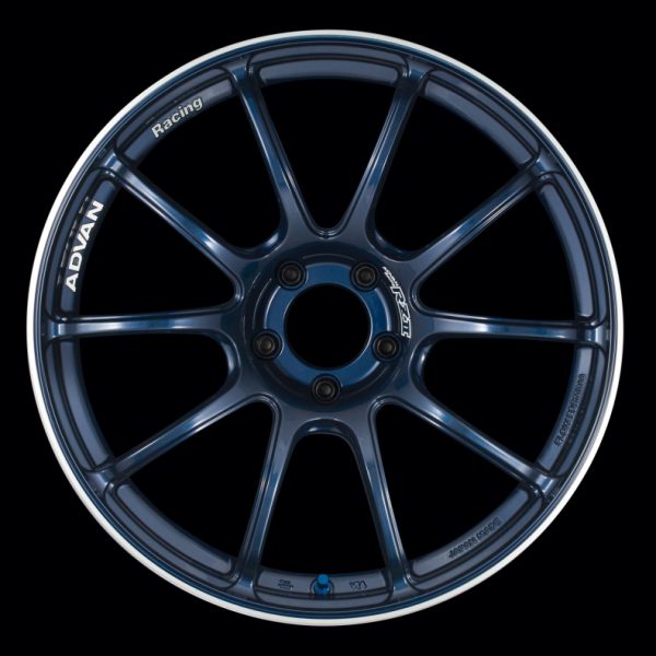 Advan RZII 19x8.0 +47 5-100 Racing Indigo Blue Wheel Advan Wheels