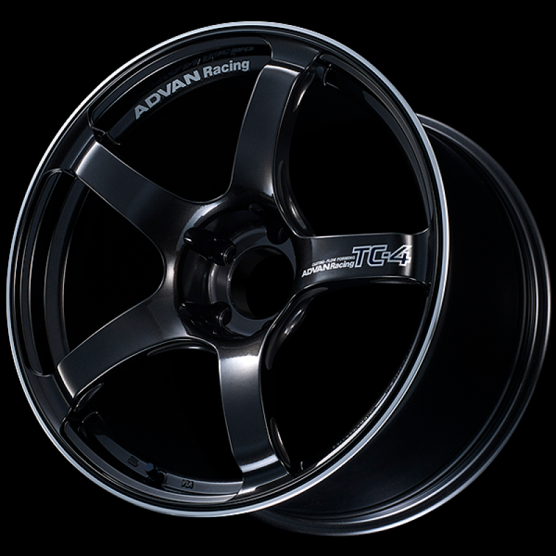 Advan TC4 18×7 41 4×100 Black Gun Metallic at Advan Wheels