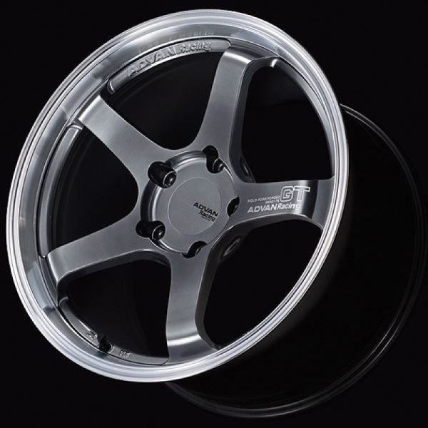 Advan GT Beyond 18x9 45 5x100 Machining and Hyper Platinum Black Advan Wheels