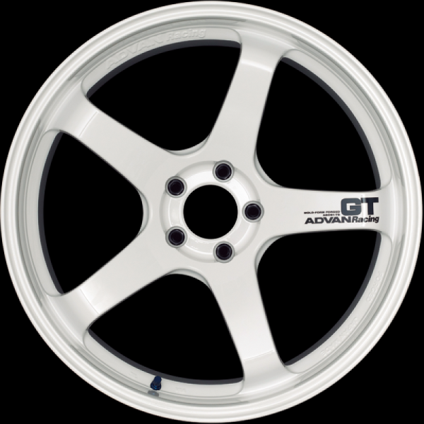 Advan GT Premium Version 19x10.5 +32 5-112 Racing White Wheel Advan Wheels