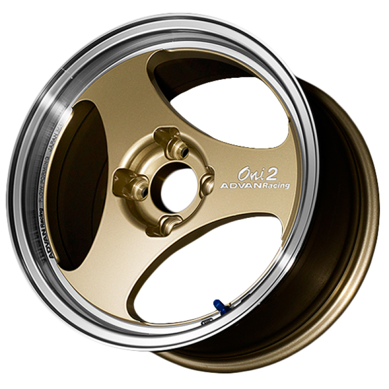 Advan ONI2 15×6 35 4×100 Machining and Champagne Gold at Advan Wheels