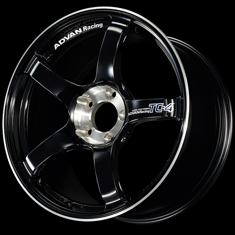 Advan TC-4 SE 15×8 35 4×100 Racing Gloss Black and Diamond Cut at Advan Wheels