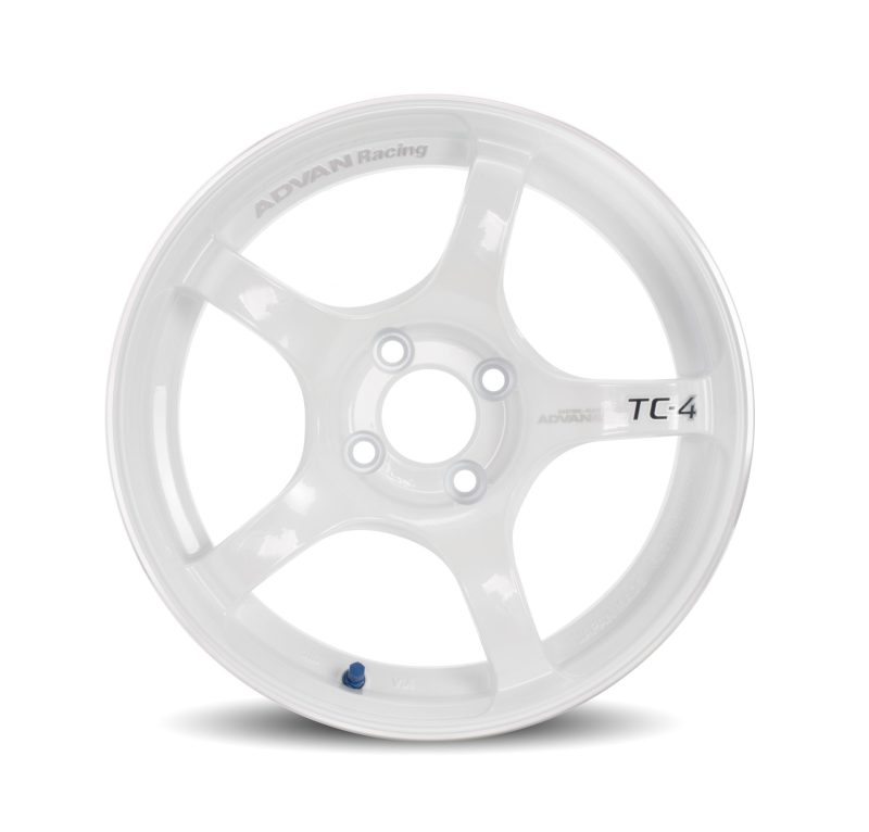 Advan TC4 18×10 +25 5-114.3 Racing White and Ring Wheel at Advan Wheels
