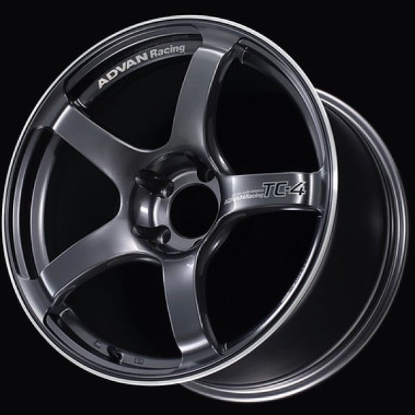 Advan TC4 17x8.0 +45 5-114.3 Racing Gunmetallic & Ring Wheel Advan Wheels