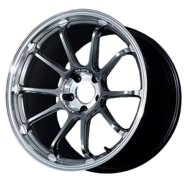 Advan RZ-DF2 20x9 40 5x112 Titanium Black Advan Wheels