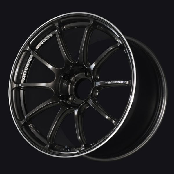 Advan RSIII 18x10 35 5x114.3 Black Gun Metallic Advan Wheels
