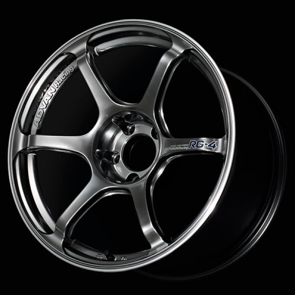 Advan RG-4 17x8.5 45 5x114.3 Racing Hyper Black Advan Wheels
