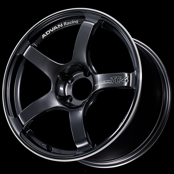 Advan TC4 18x9 25 5x112 Racing Gunmetallic Advan Wheels