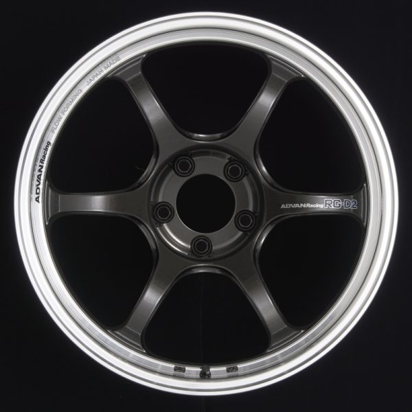 Advan RG-D2 18x8.5 +42 5-112 Machining & Gunmetallic Wheel Advan Wheels