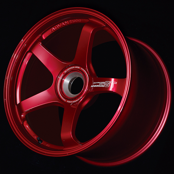Advan GT 19x9 46 Center Lock Racing Candy Red Advan Wheels