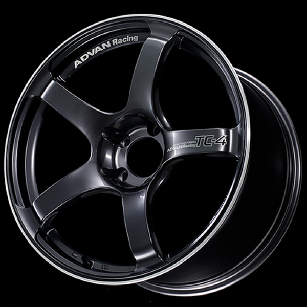 Advan TC4 18x9 +53 5-120 Racing Gun Metallic & Ring Wheel Advan Wheels