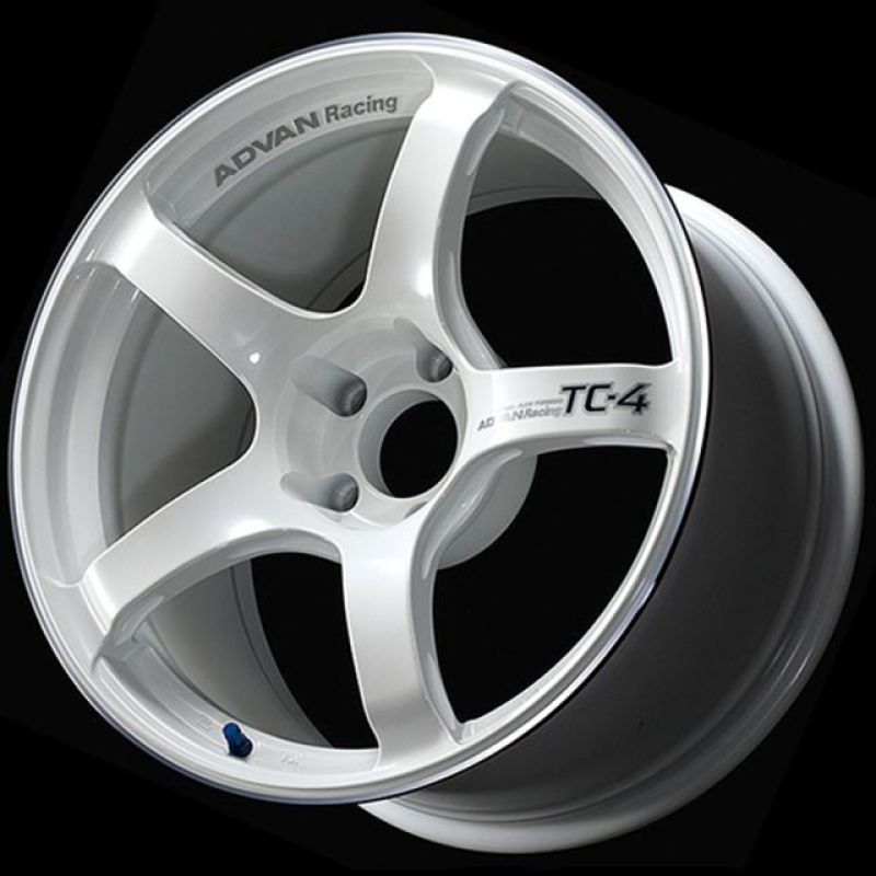 Advan TC4 18×7 41 4×100 Racing White Metallic at Advan Wheels