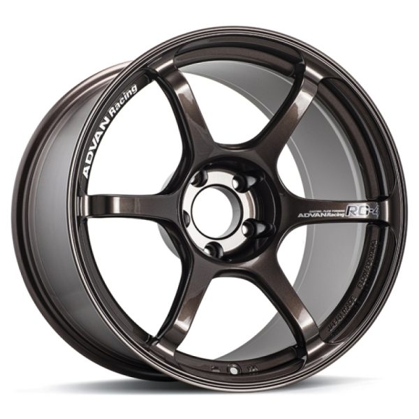Advan RG-4 17x9 35 5x114.3 Racing Copper Bronze Advan Wheels