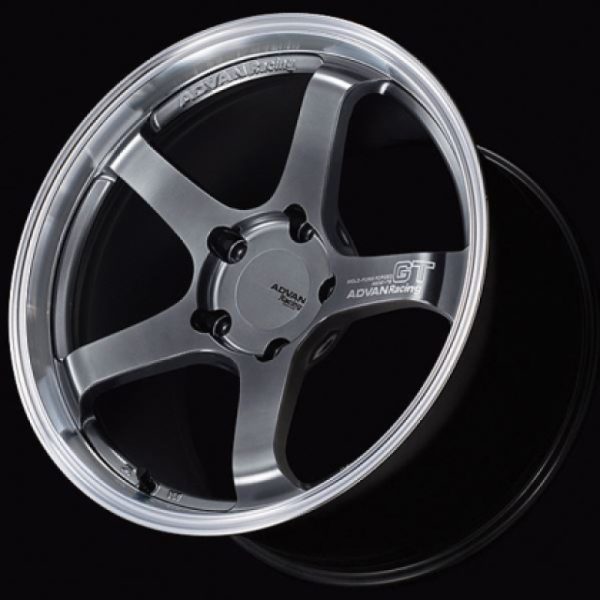 Advan GT Beyond 17x8 35 4x100 Machining and Hyper Platinum Black Advan Wheels