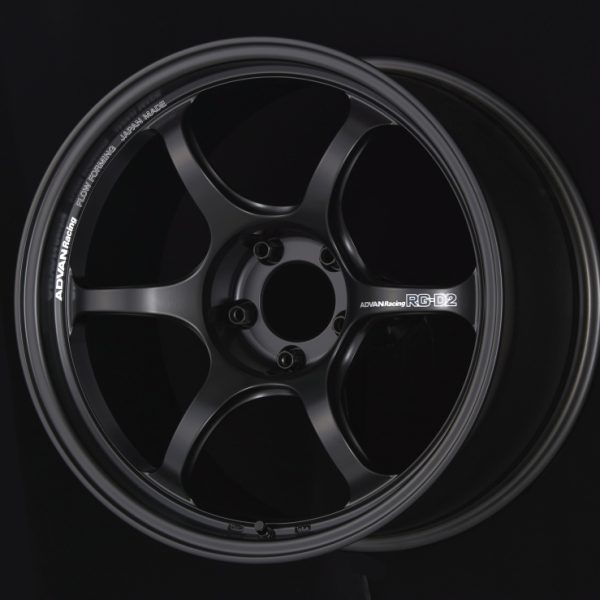 Advan RG-D2 18x11.0 +30 5-114.3 Semi Gloss Black Wheel Advan Wheels