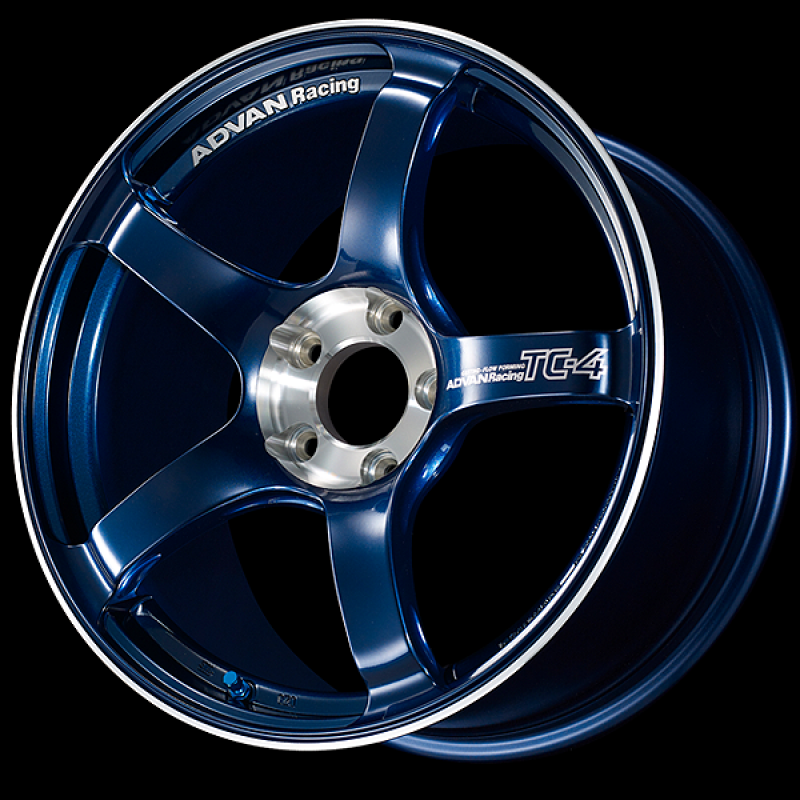 Advan TC-4 SE 16×7 35 5×114.3 Racing Indigo Blue and Diamond Cut at Advan Wheels