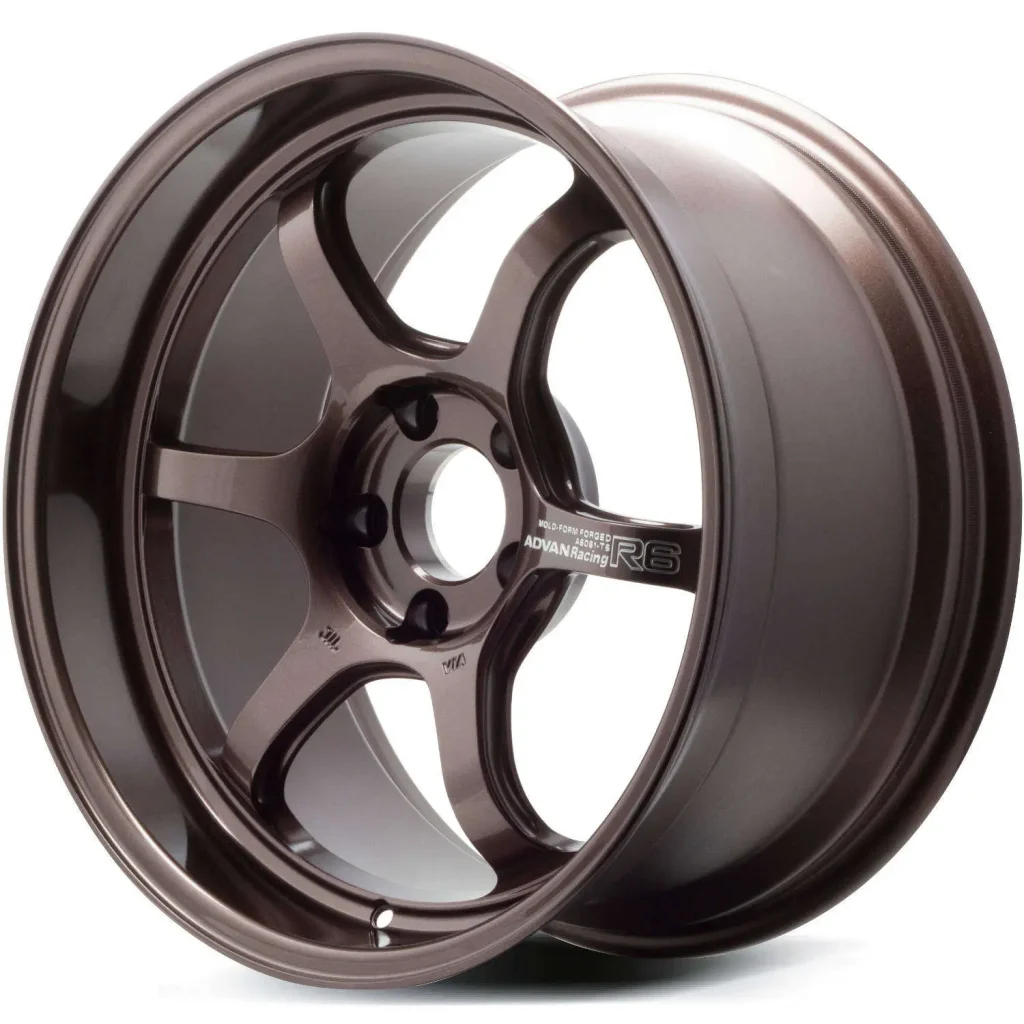 Advan R6 18×9.5 +45 5-114.3 Racing Copper Bronze Wheel at Advan Wheels