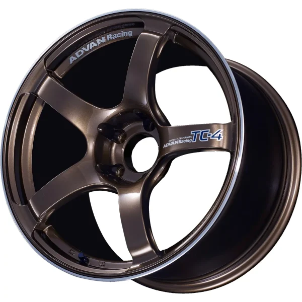 Advan TC4 18x9.5 +45mm 5-114.3 Umber Bronze and Ring Wheel Advan Wheels