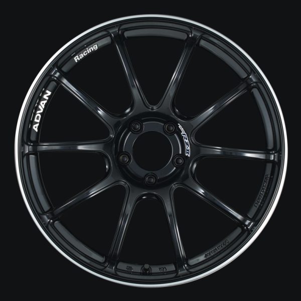 Advan RZII 17x7.0 +42 4-100 Racing Gloss Black Wheel Advan Wheels