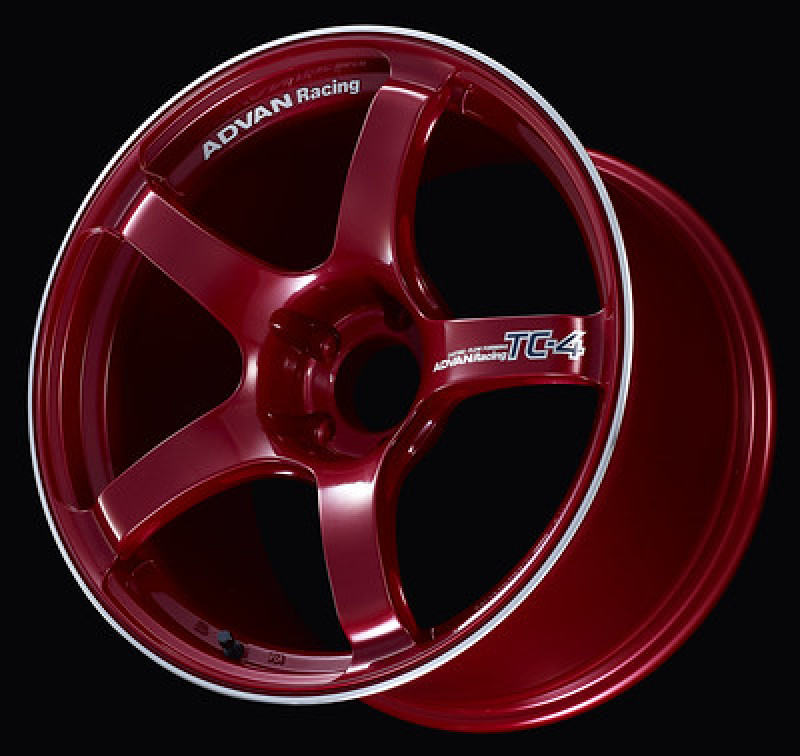 Advan TC4 15×6.5 +40 4-100 Racing Candy Red & Ring Wheel at Advan Wheels